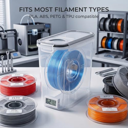 Filament Storage Box 6 Pack, Airtight 3D Printer Filament Container