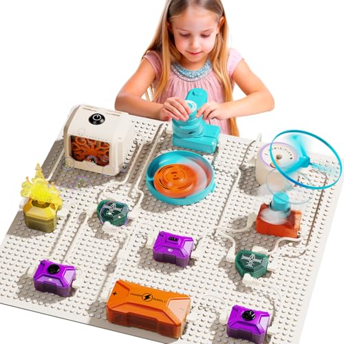 Science Kits for Kids, 410+ Projects Circuit Exploration Kits Educational Electronics Toys for Boys & Girls Hands-On Engineering Toy, Birthday, Halloween, for Ages 5 6 7 8 9 10 11 12 - color: 410+ Projects