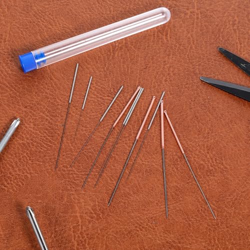 10Pcs No Clogger 3D Printer Tools Nozzle Cleaning Kit Needles, Stainless Steel Nozzle Unclogger Welding Tip Cleaner Accessories for Drills, (0.15, 0.2, 0.25, 0.3, 0.35, 0.4, 0.5, 0.6, 0.8, 1.0mm)
