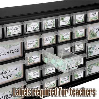 Frienda 84 Pcs 4 Sheet Classroom Toolbox Labels for Teacher,Fresh - style: Fresh