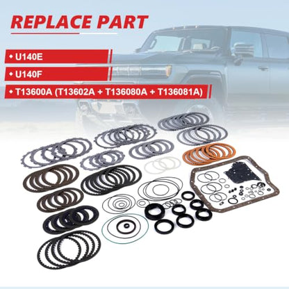 1Set U140E Auto Transmission Master Rebuild Kit Fits For ES300/Camry/RAV4