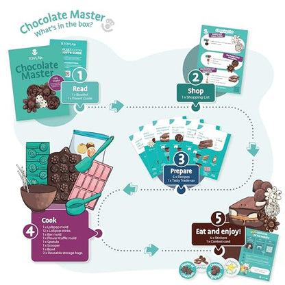 Tovla Jr. Kids Chocolate Making Kit | Real Reusable Candy Tools | Ages 6-12 - style: Chocolate Making Kit