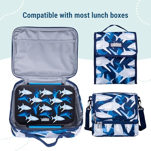 Wildkin Reusable Food Container for Kids – Sharks - color: Sharks