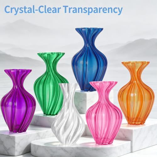 IEMAI High Speed PETG Filament 1.75mm,1kg, Transparent Gradient Blue Purple - color: Transparent Gradient Blue Purple
