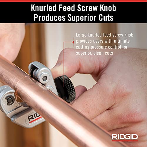 RIDGID 32985 Model 104 Close Quarters Tubing Cutter, 3/16-inch to 15/16-inch Tube Cutter - size: Pack of 1