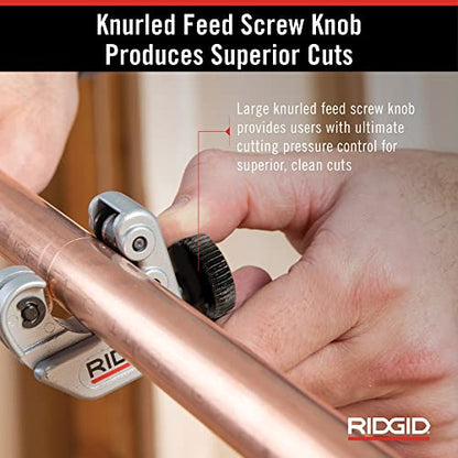 RIDGID 32985 Model 104 Close Quarters Tubing Cutter, 3/16-inch to 15/16-inch Tube Cutter - size: Pack of 1