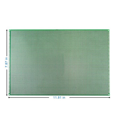 Double Sided PCB Board,D DZRCOXI Large PCB Circuit Board Protoboard 3Pcs 20X30CM for DIY Soldering Electronic Projects Compatible with Arduino Kits (20X30CM-3Pcs) - style: 20X30CM-3Pcs