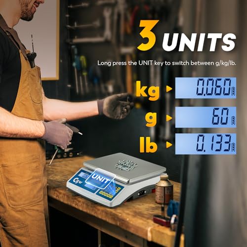 CGOLDENWALL Industrial Counting Scale 66lb/30kg Digital Inventory Scale