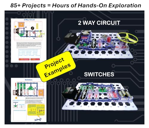 SNAP CIRCUITS STEM Electronics Discovery Kit, 85+ Projects, Ages 8+