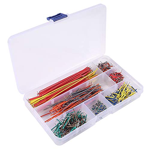 560PCS Jumper Wire Kit,14 Lengths Assorted Preformed Jumper Wire for Breadboard Prototyping Solder Circuits with Box