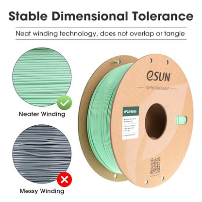 eSUN Matte PLA Filament 3D Printer Filament 1KG Mint Green - color: Mint Green, size: 1KG