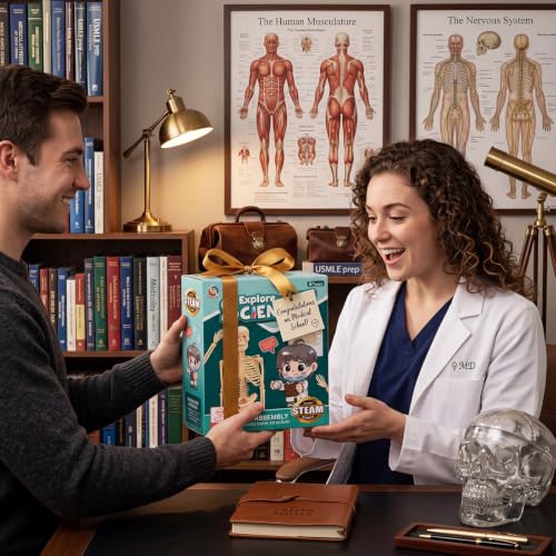 Set of 4 Human Body Anatomy Model Kit Interactive Science Kit