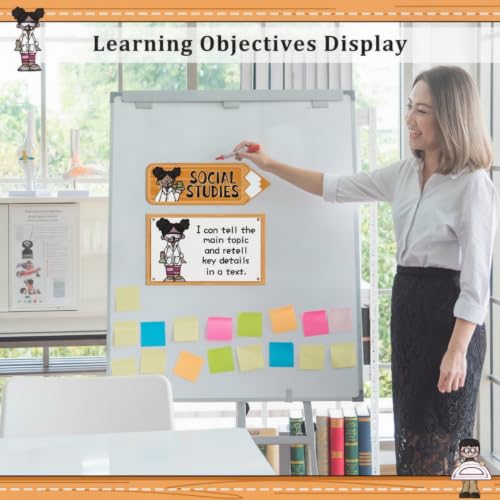 Feifeiya 12 Pcs Magnetic Objectives Classroom Organization for Teachers
