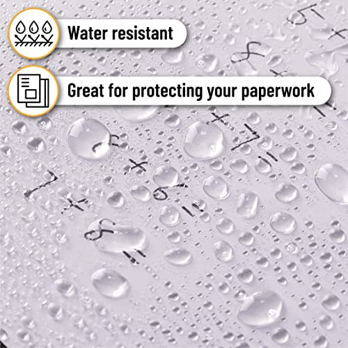 Mr. Pen- Reusable Dry Erase Pocket Sleeves, 10.2" x 14", 6 Pack, Black - color: Black, size: 6 Pack