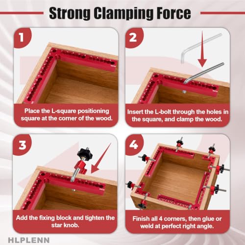8pcs Corner Clamp Set for Woodworking