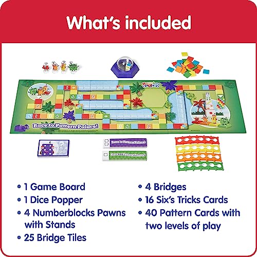 hand2mind Numberblocks Race to Pattern Palace! Board Game, Ages 3+