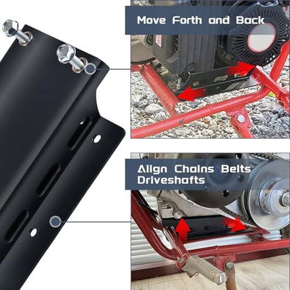 Torque Converter Motor Riser Plate Mount for Predator 196 212cc Hemi Engine - size: Riser Plate with Shaft Adapter