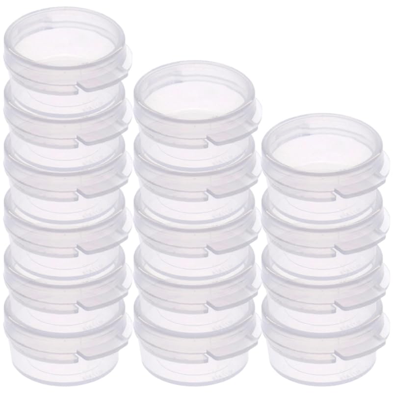 ULTECHNOVO 25 Soil Jars Round Sample Containers 0.98 X 0.98 X 0.47 in