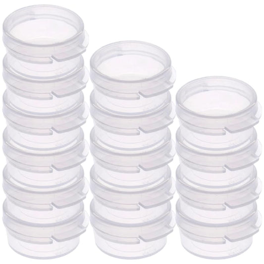 ULTECHNOVO 25 Soil Jars Round Sample Containers 0.98 X 0.98 X 0.47 in