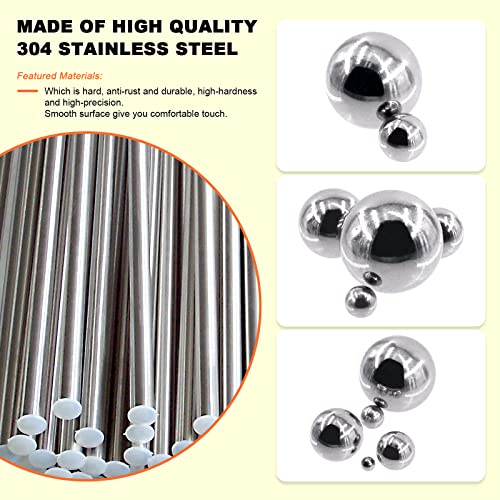 Tanstic 330Pcs 16 Size Metric Precision Steel Bearing Steel Ball Assortment 1mm 2mm 2.5mm 3mm 3.5mm 4mm 4.5mm 5mm 5.5mm 6mm 7mm 8mm 9mm 10mm 11mm 12mm