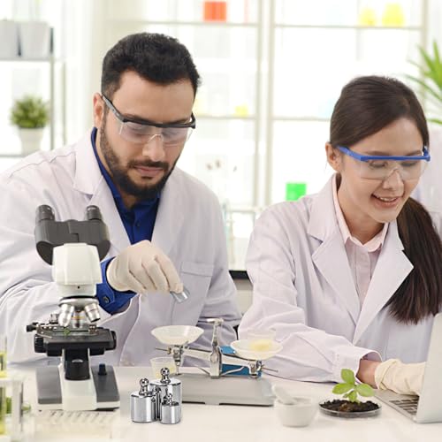 Bekith 8PCS 1000g Calibration Weights, Gram Precision Steel Scale Calibration Weight Kit Set 10g 20g 50g 100g 200g 500g, Calibration Weight with Tweezers for Digital Scale Balance, Lab Scale