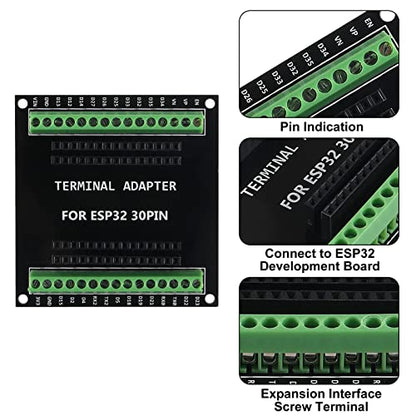 1PCS ESP32 Breakout Board GPIO 1 into 2 Compatible with 30 Pins ESP32S ESP32 Development Board (Only Breakout Board)