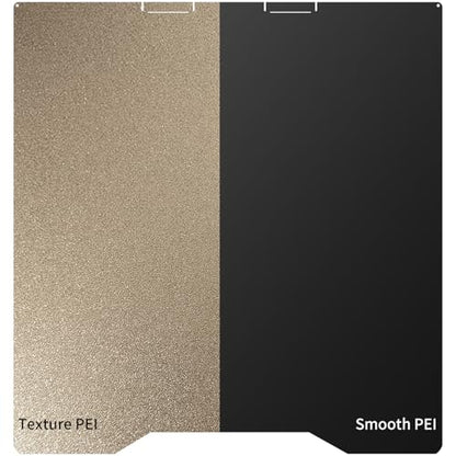 Upgraded 270x293mm for K2 PEI Build Plate Smooth & Textured PEI Sheet Magnetic Flexible Removable Spring Steel Printing Bed Compatible with Creelity K2 Combo 3D Printer. - size: 270x293mm