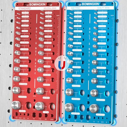 Upgrade Thread Checker, 78 Nut and Bolt Thread Checker with Magnetic Base - size: 78 Thread Checker