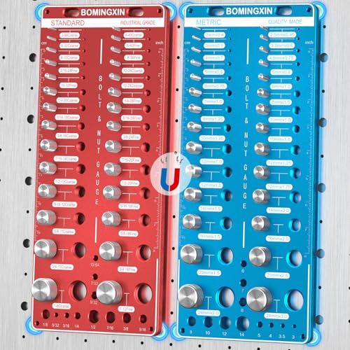 Upgrade Thread Checker, 78 Nut and Bolt Thread Checker with Magnetic Base - size: 78 Thread Checker