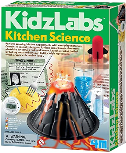 4M Kitchen Science Kit - DIY Chemistry Experiment Lab Stem Toys Gift for Kids & Teens, Boys & Girls (3806) - style: Kitchen Science Kit