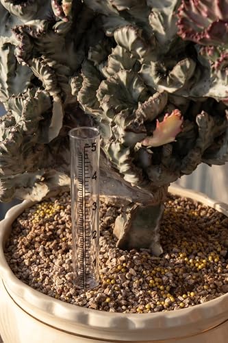 5" Plastic Rain Gauge Replacement Tube for Outdoor Garden Yard Home (Set of 4) - color: Set of 4