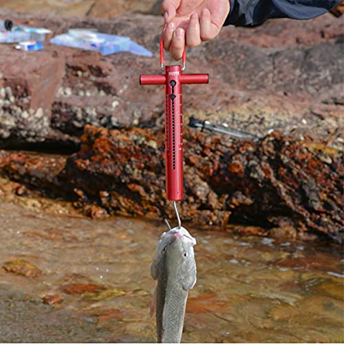 Booms Fishing TS1 Aluminum Tube Spring & Hook Scale 50LB/22KG - size: 50 LBS