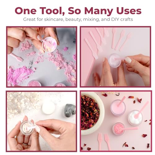 Kopperko Cosmetic Spatulas, 2.5 Inch, 100 Pack, Pink - color: Pink, size: 100 Spatulas