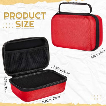 Relaxweex Hard Case with Foam, 11 X 7.8 X 4.3 Inch, Red - color: Red, size: 11 x 7.8 x 4.3 inch
