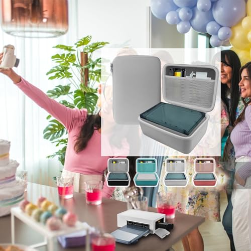 khanka Case Compatible with M110 M100 M200 Liene 4x6'' Photo Printer, Wi-Fi Picture Printer,Case Only(White) - color: White, style: for 4x6'' M110 M100 M200