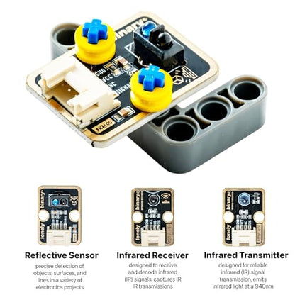 Lonely Binary TinkerBlock UNO R3 Starter Kit 12 Sensors