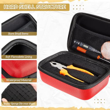 Relaxweex Hard Case with Foam, 13.5 X 9.8 X 5.5 Inch, Red - color: Red, size: 13.5 x 9.8 x 5.5 inch