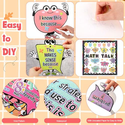 Honoson 54 Pcs Composition Notebook Math Bulletin Boards, Composition - style: Composition
