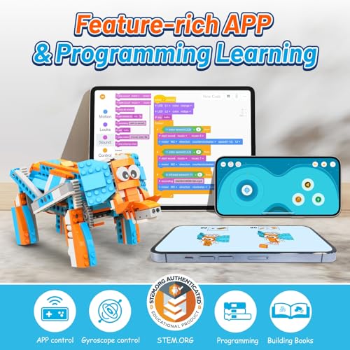 Apitor Robot S Robot Building Kit, 10 in 1 Programmable APP RC Airplane Robotics Coding Kit, Includes Large Storage Organizer with Sorting Plate, Birthday Gifts for Boys Girls Aged 7-12 (389 Pcs) - style: Robot S(Storage)