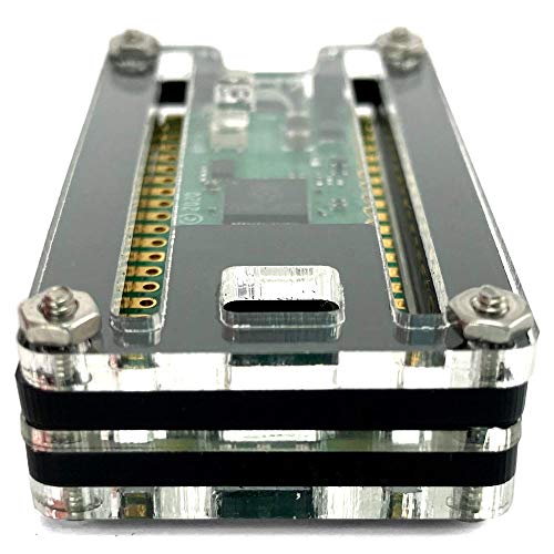 C4Labs Zebra Pico W Case – for the Raspberry Pi Pico W/Pico 2 / Pico 2W - Three Pack - size: Three Pack