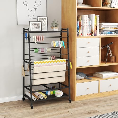 Ribbon Holder-Ribbon Organizer, Double-Sided Ribbon Holder Organizer Rack