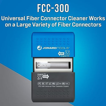 Jonard Tools TK-188 Fiber Optic Connector Cleaning and Inspection Kit with 200x Microscope - style: Basic Kit + 200x Microscope