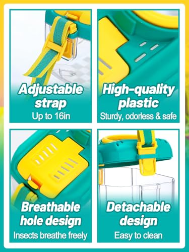 Biubee Bug Catcher for Kids, Bug Catching Kit Gifts with Butterfly Net Toys - color: Blue