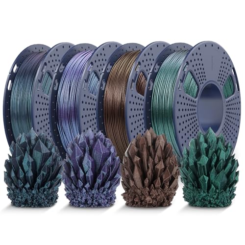 JAYO Galaxy PLA 3D Printer Filament 1.75mm, 250g, 4-Pack Bundle - color: Galaxy Pla-4x250g