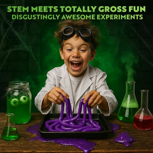 Playz Disgusting n Gross Science Experiments Science Kits for Kids Age 8-12