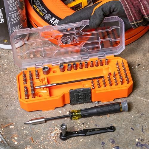 Klein Tools 80177 MODbox Ratcheting Driver Set, 65-Piece - style: MODbox Ratchet & Driver Set