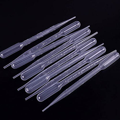 Yesallwas Plastic pippets Dropper 2ml 100Pcs, Large Pipette Dropper for Lab Measuring and distributing Liquid (2ml 100pcs) - size: 2ml 100pcs