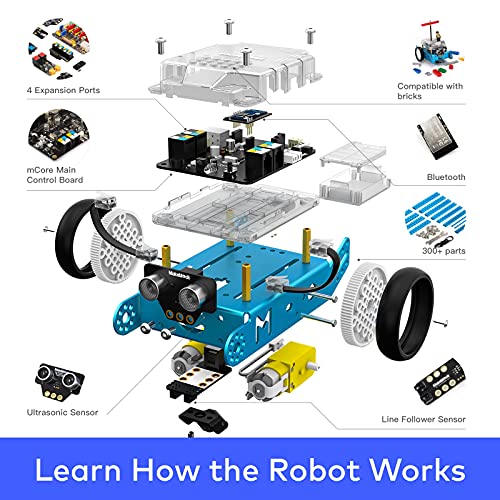 Makeblock mBot Robot Kit + Servo Pack Robot Add-on Pack