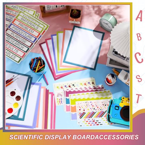 Fuyoooo 90 Pcs Science Fair Board Supplies, Classic - style: Classic