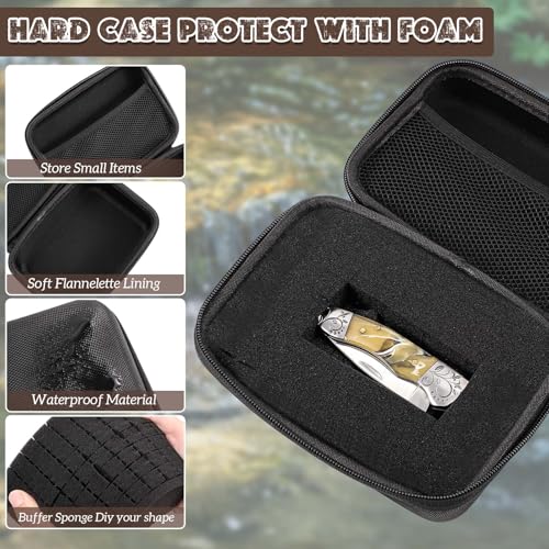 Relaxweex Hard Case with Foam, 7.1 X 4.7 X 3.1 Inch, Black - color: Black, size: 7.1 x 4.7 x 3.1 inch
